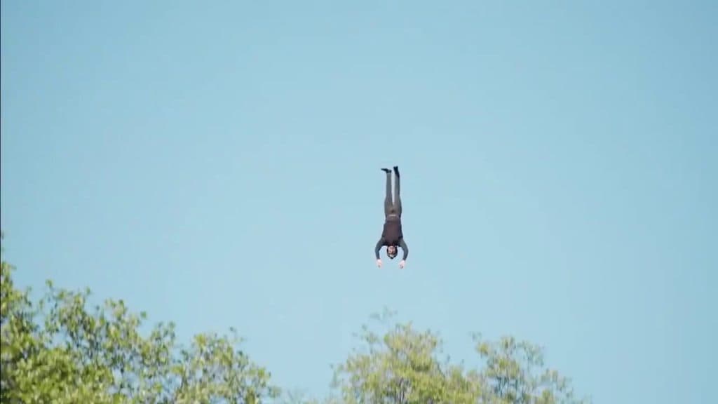 The First Wireless Bungee Jump